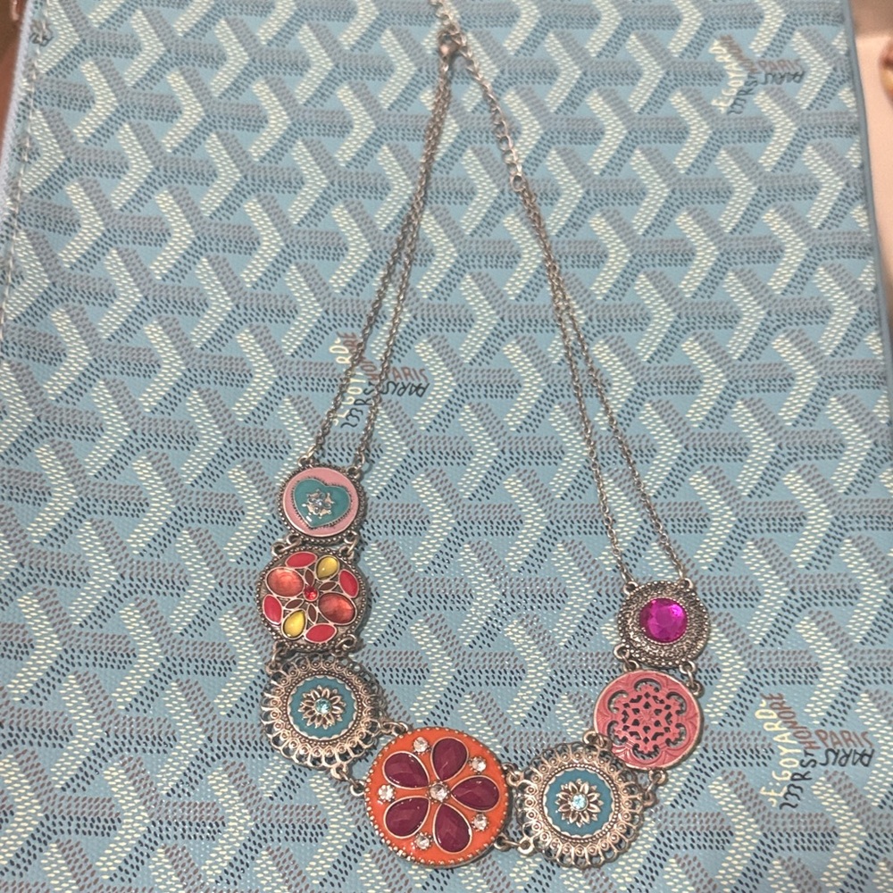 Colorful Floral Necklace